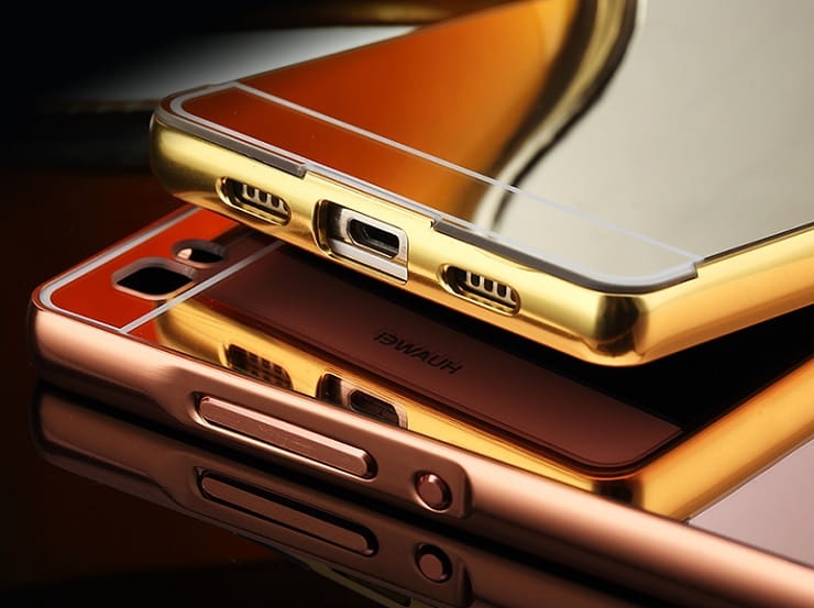 Etui Mirror Case Huawei P10 Lite Srebrny