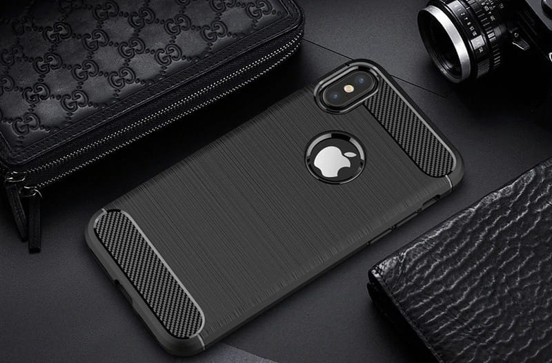 Etui Rug Carbon do Apple iPhone XS