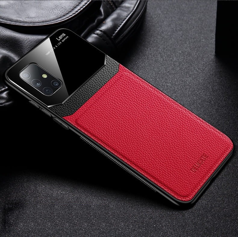 Etui Leather Glass do Samsung Galaxy A21s - 2 kolory