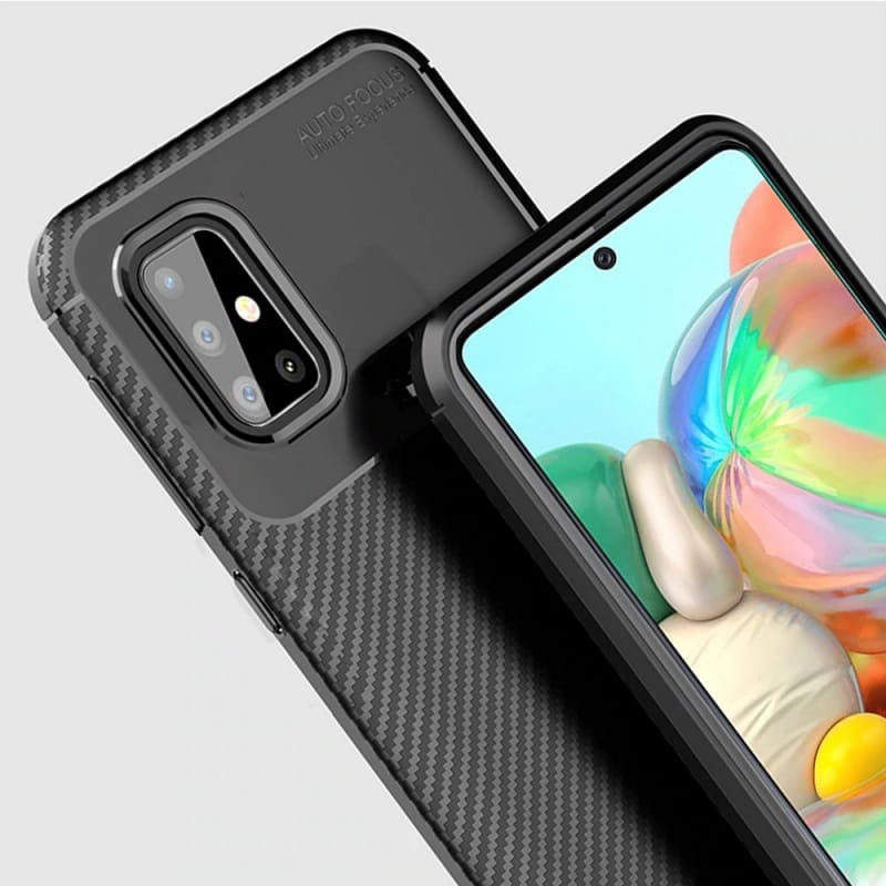 Etui Focus Carbon Samsung Galaxy A71 - 2 kolory