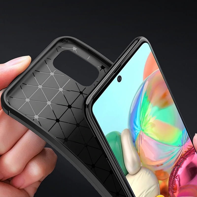 Etui Focus Carbon Samsung Galaxy A41 - 2 kolory