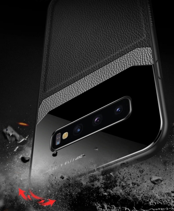 Etui Leather Glass do Samsung Galaxy S9+ Plus - 2 kolory