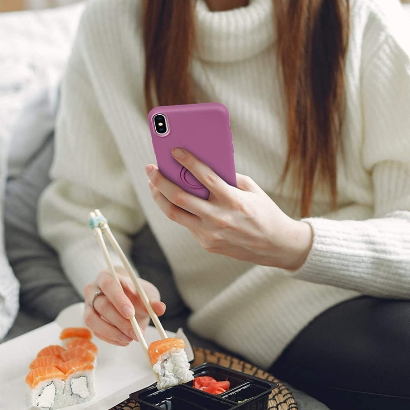 Etui Ring Fiber do Apple iPhone XS - 3 kolory