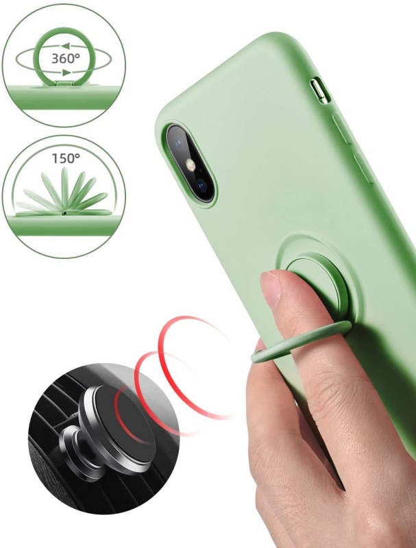 Etui Ring Fiber do Apple iPhone XS - 3 kolory