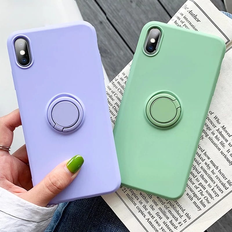 Etui Ring Fiber do Apple iPhone XS - 3 kolory