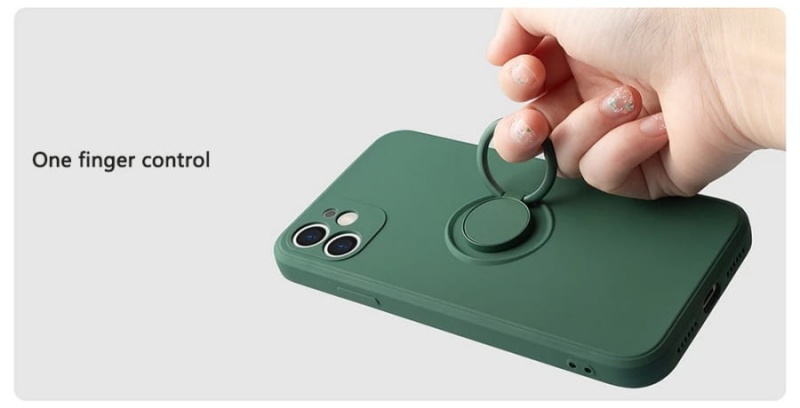 Etui Ring Fiber do Apple iPhone 12 - 3 kolory