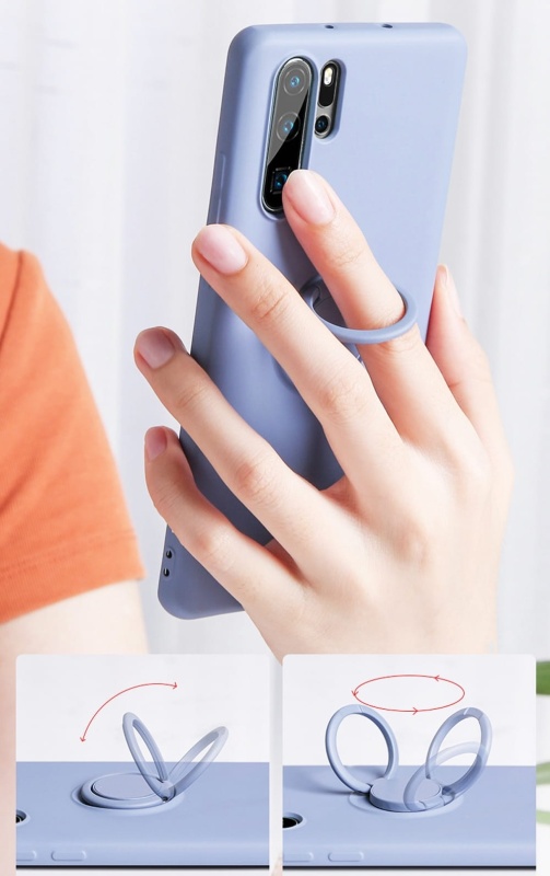 Etui Ring Fiber do Huawei P30 Lite - 3 kolory