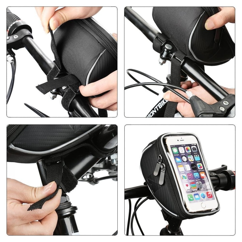 Torba rowerowa - pokrowiec na telefon Wozinsky 0,9L