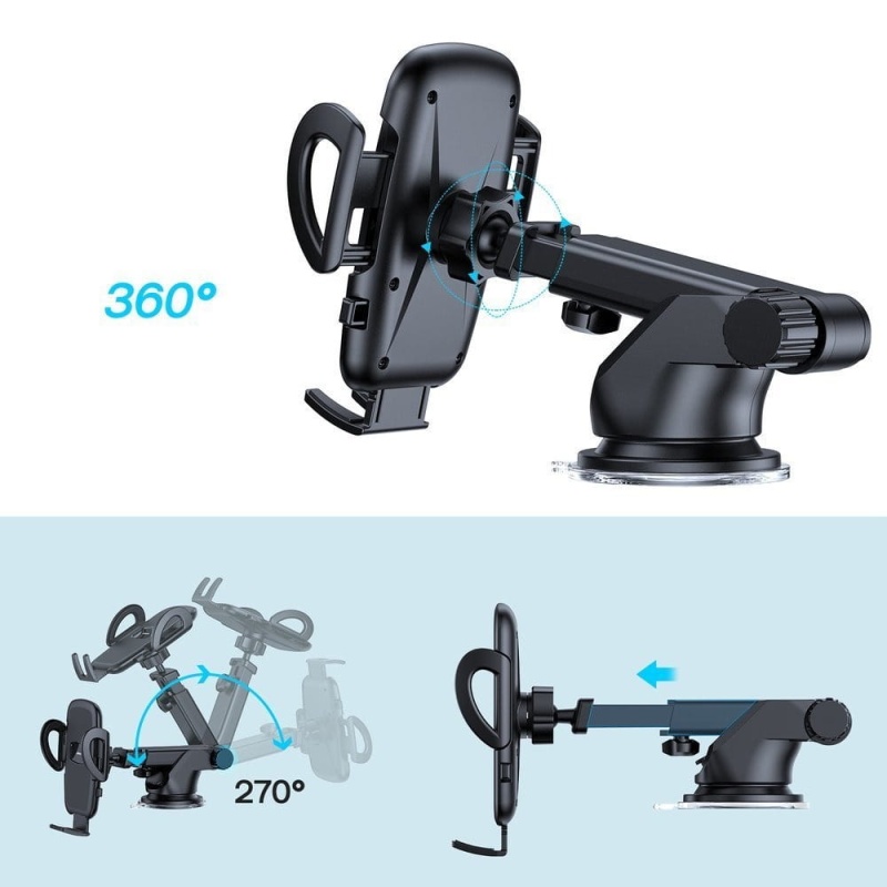 Uchwyt samochodowy na szybę lub deskę rozdzielczą - JoyRoom