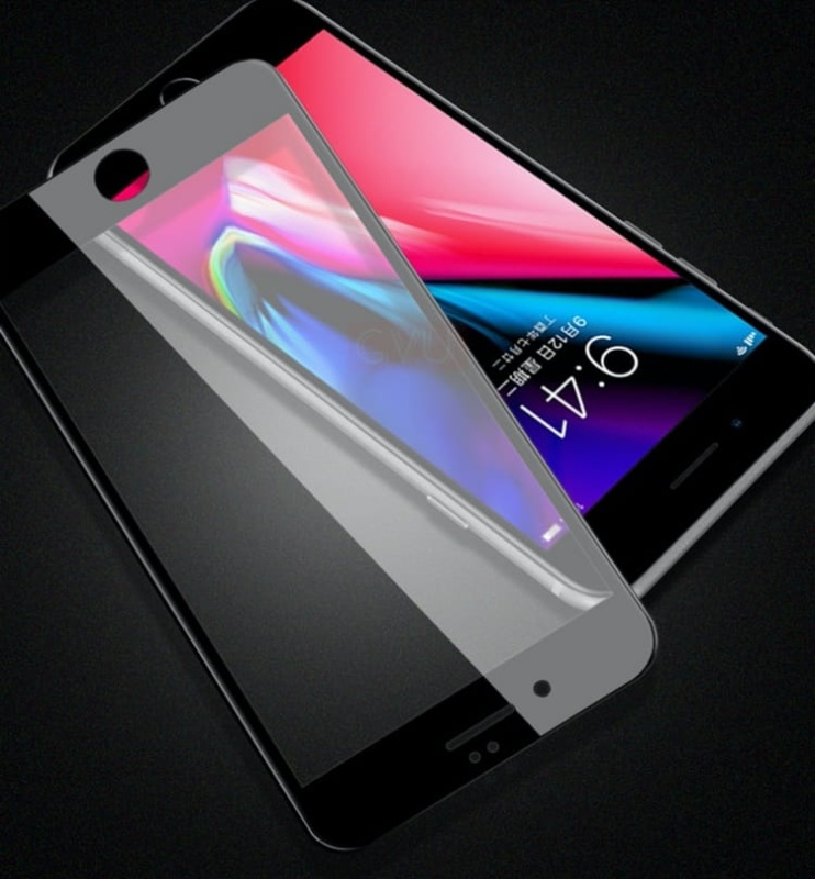 Szkło Antybakteryjne 5D do Apple iPhone 7 - białe