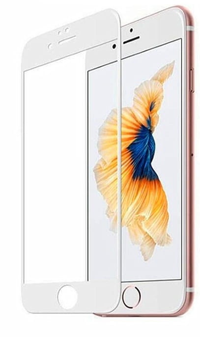 Szkło Antybakteryjne 5D do Apple iPhone 7 - białe