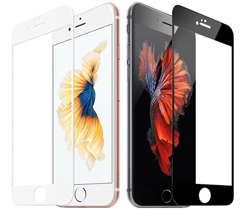 Szkło Antybakteryjne 5D do Apple iPhone SE 2020 - białe