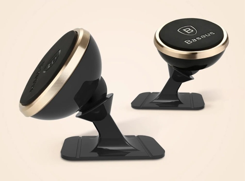 Uchwyt samochodowy Baseus 360 - złoty