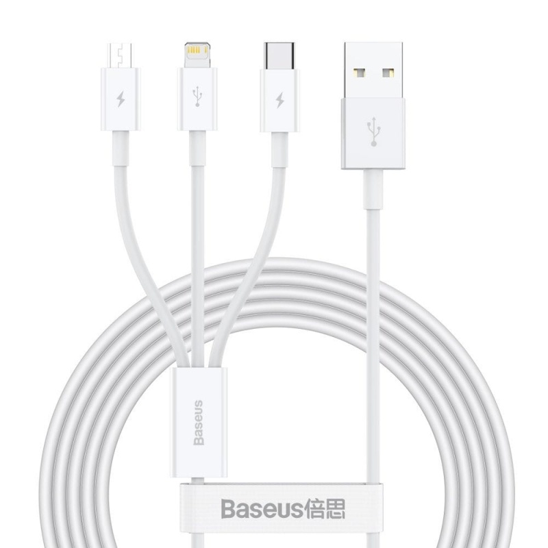 Kabel USB Baseus Superior 3w1 - 3.5A Fast Charging, 1.5M