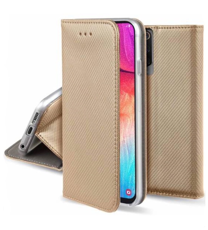 Etui Magnet do Samsung Galaxy A12 - Złoty