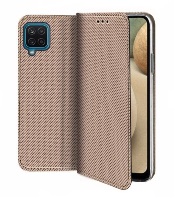 Etui Magnet do Samsung Galaxy A12 - Złoty