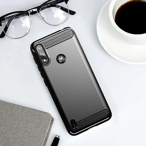Etui Rug Carbon do Motorola Moto E7i Power