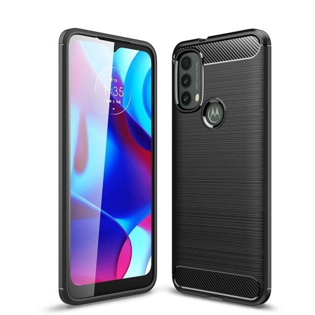 Etui Pancerne Rug Carbon do Motorola Moto E40