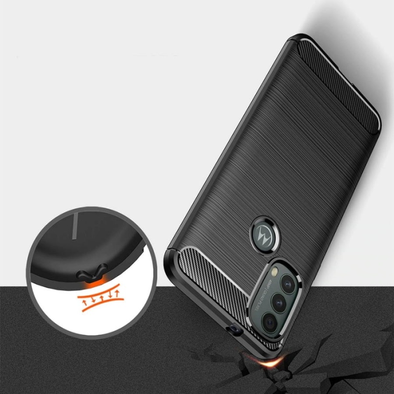 Etui Pancerne Rug Carbon do Motorola Moto G10