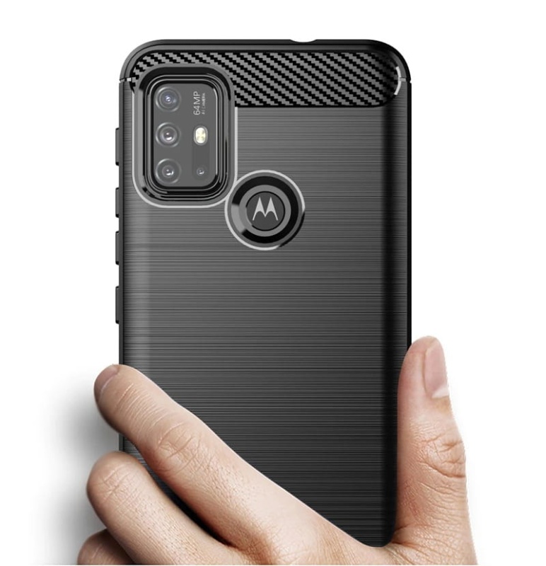Etui Pancerne Rug Carbon do Motorola Moto G20