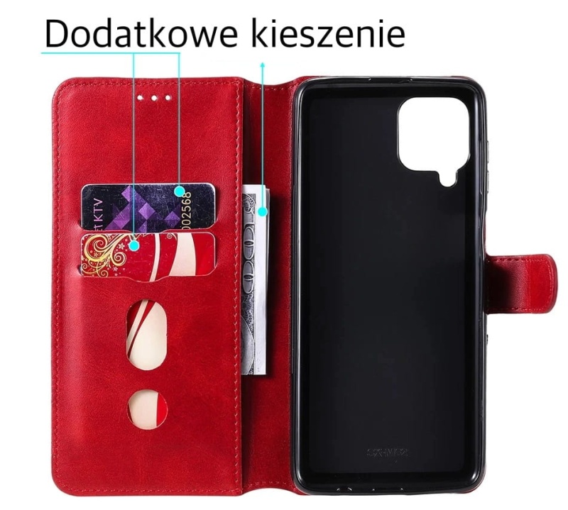 Etui Leather Wallet do Motorola E7 Power - 3 kolory