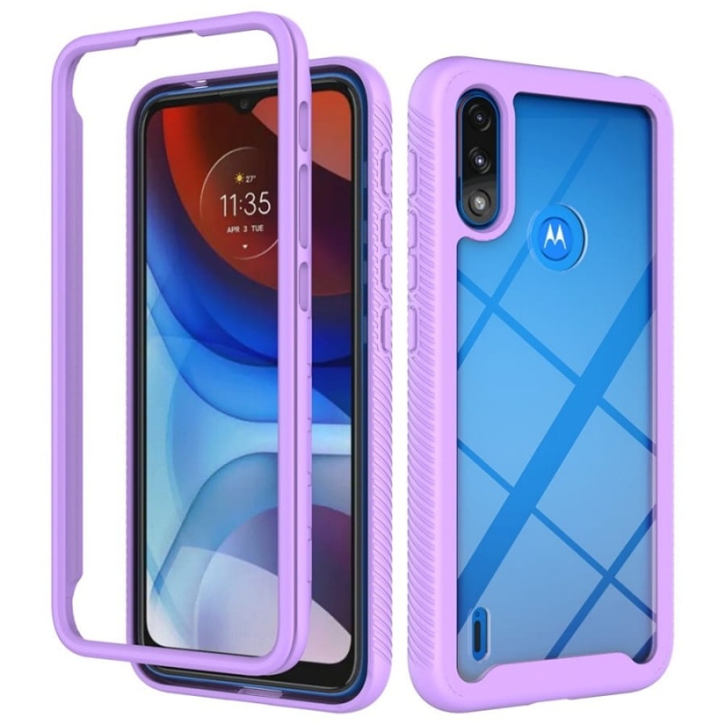 Etui 2w1 Armor do Motorola E7 Power - różowy