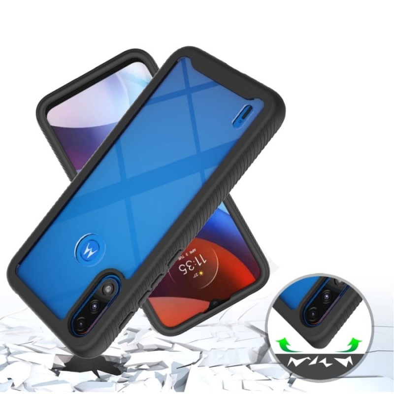 Etui 2w1 Armor do Motorola E7 Power - różowy