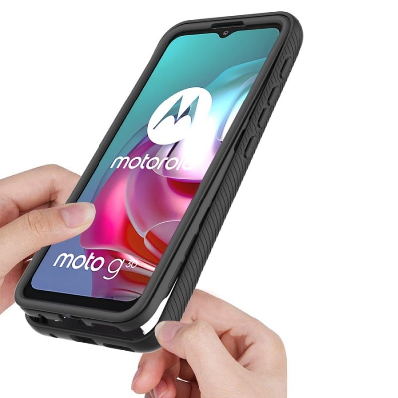 Etui pancerne 2w1 Armor do Motorola G10 - różowy