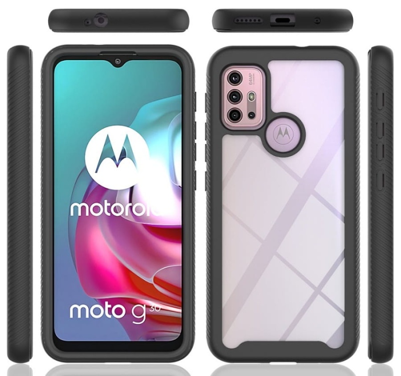 Etui pancerne 2w1 Armor do Motorola G10 - różowy