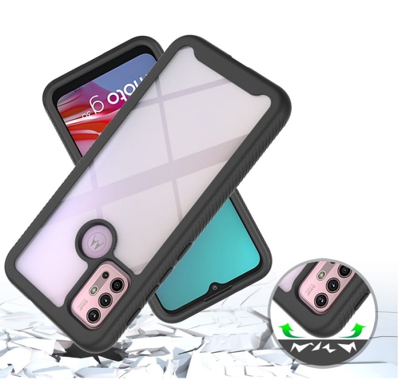 Etui pancerne 2w1 Armor do Motorola G30 - różowy