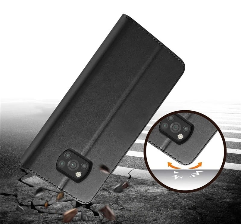 Etui iMeeke Wallet do Xiaomi POCO X3 Pro - 3 kolory
