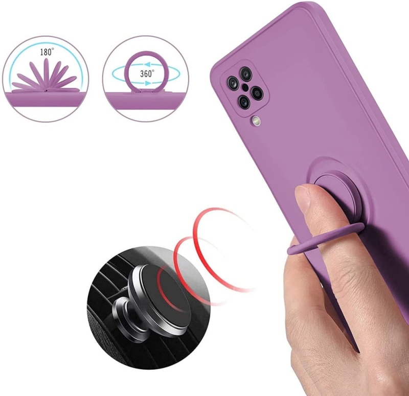 Etui Ring Fiber do Samsung Galaxy A12 - 3 kolory