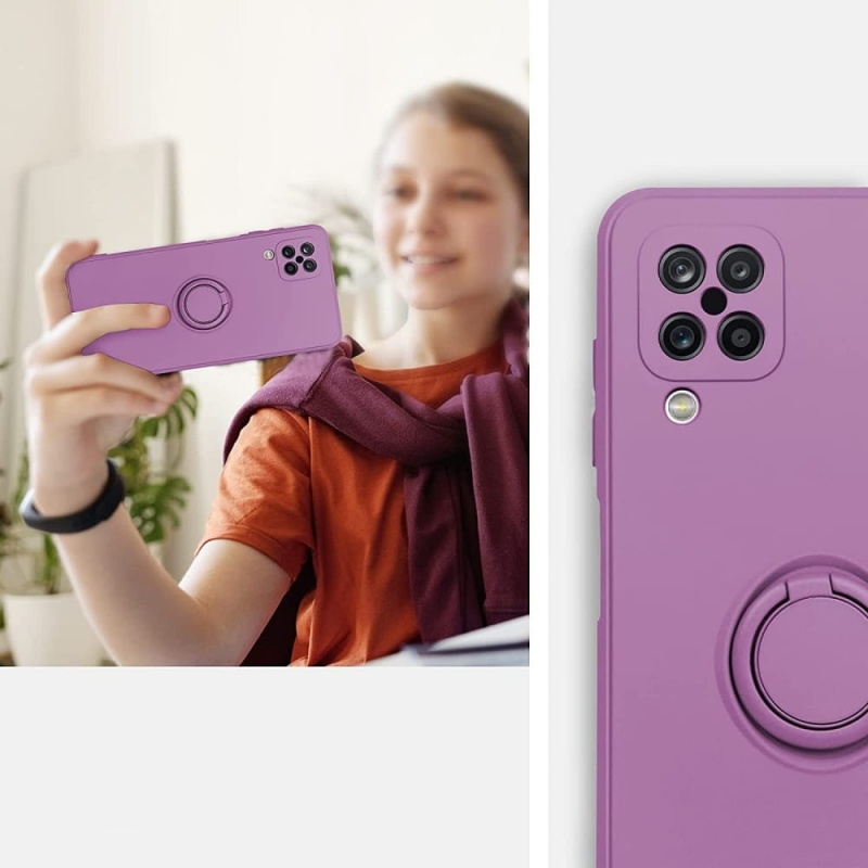 Etui Ring Fiber do Samsung Galaxy A12 - 3 kolory