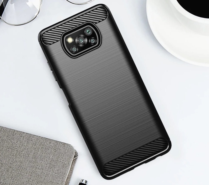 Etui Pancerne Rug Carbon do Xiaomi POCO X3