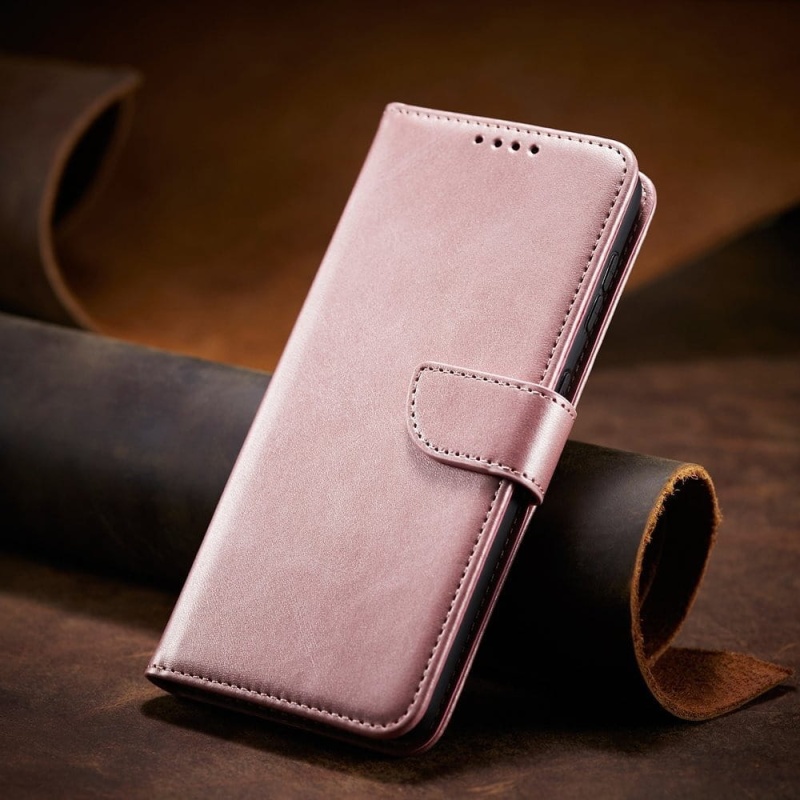 Etui Leather Wallet do Samsung Galaxy S21 - Różowy