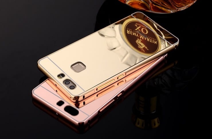 Etui Mirror Case Huawei P10 Lite Srebrny