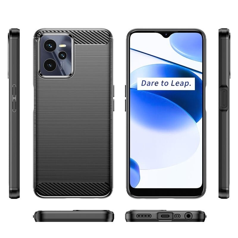 Etui Rug Carbon do Realme C31