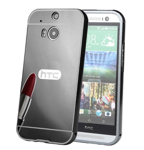 Etui Mirror Case HTC M8 Czarny