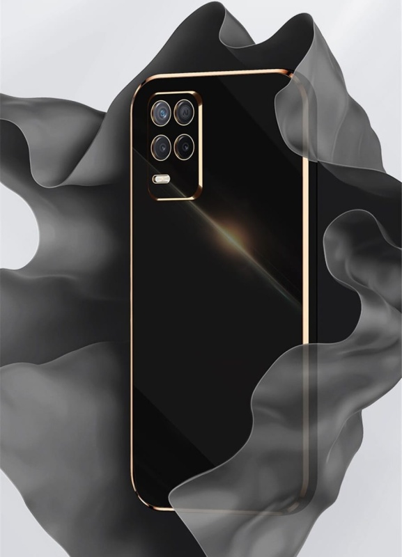 Etui XINLI Gold do Realme 8 Pro - czarny