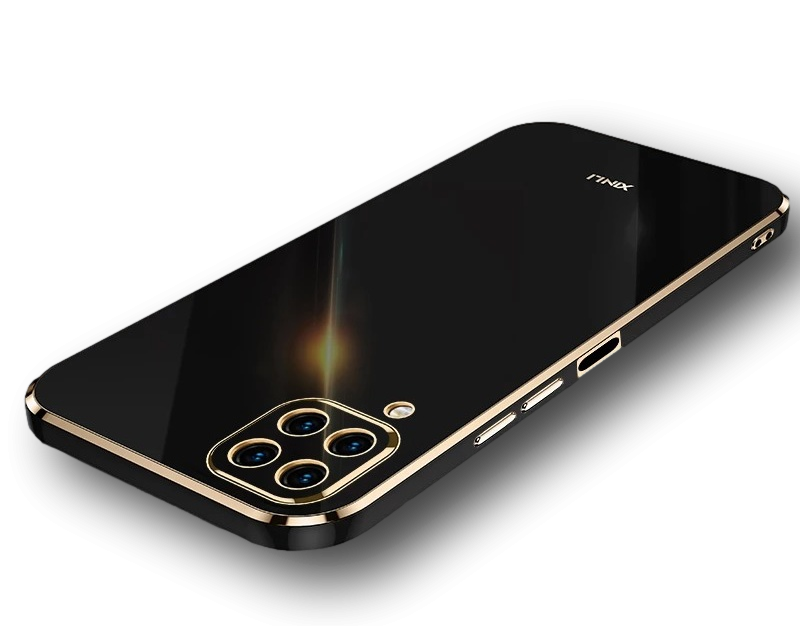 Etui XINLI Gold do Realme 8 Pro - czarny