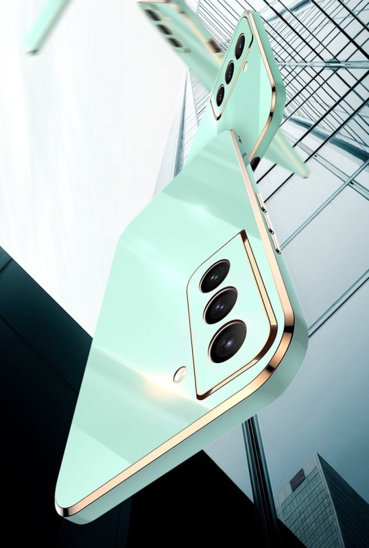 Etui XINLI Gold do Samsung Galaxy S21 FE - Czarny