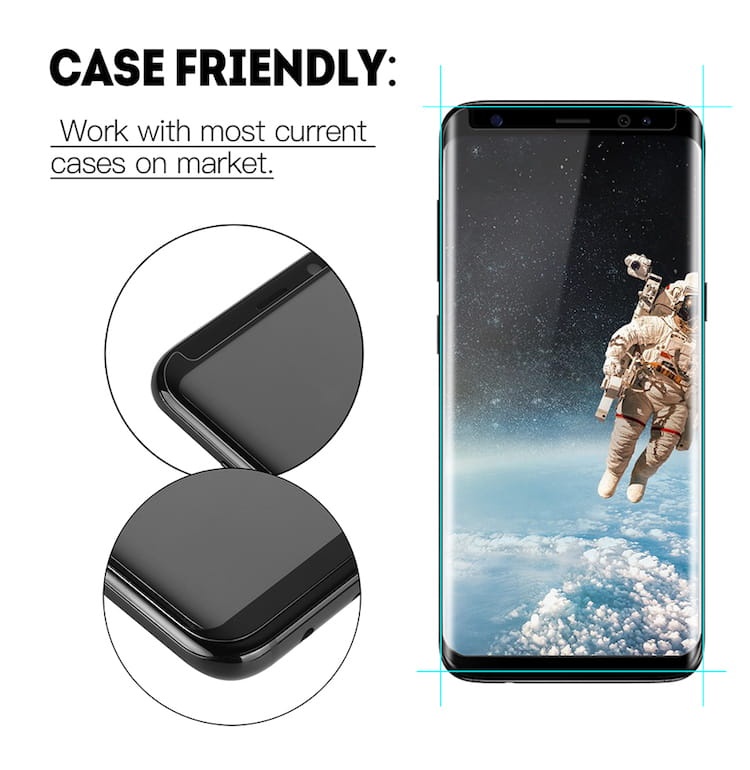 Szkło 5D 3D FULL GLUE Samsung Galaxy S9