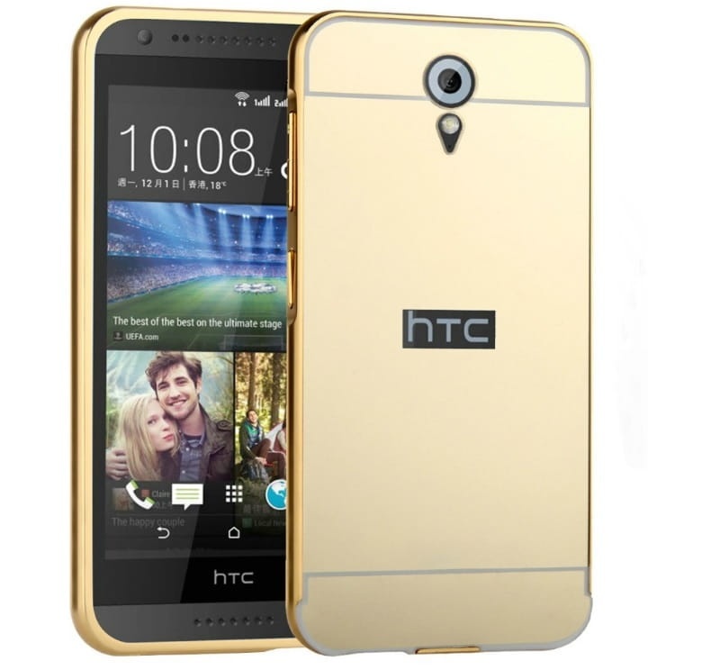 Etui Mirror Case HTC Desire 620 Srebrny
