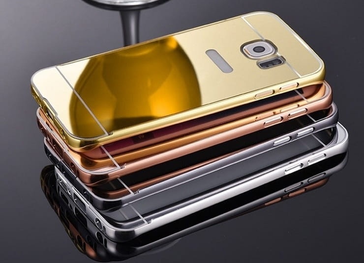 Etui Mirror Case Samsung Galaxy S7 Edge Złoty