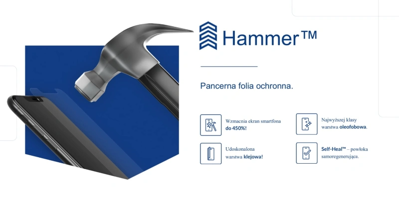 LG Leon LTE - 3mk Folia Hammer