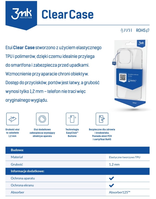 Etui 3mk Clear Case do Samsung Galaxy S21 FE