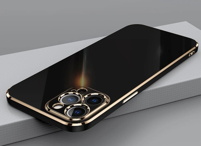 Etui XINLI Gold do Apple iPhone 11 - Czarny