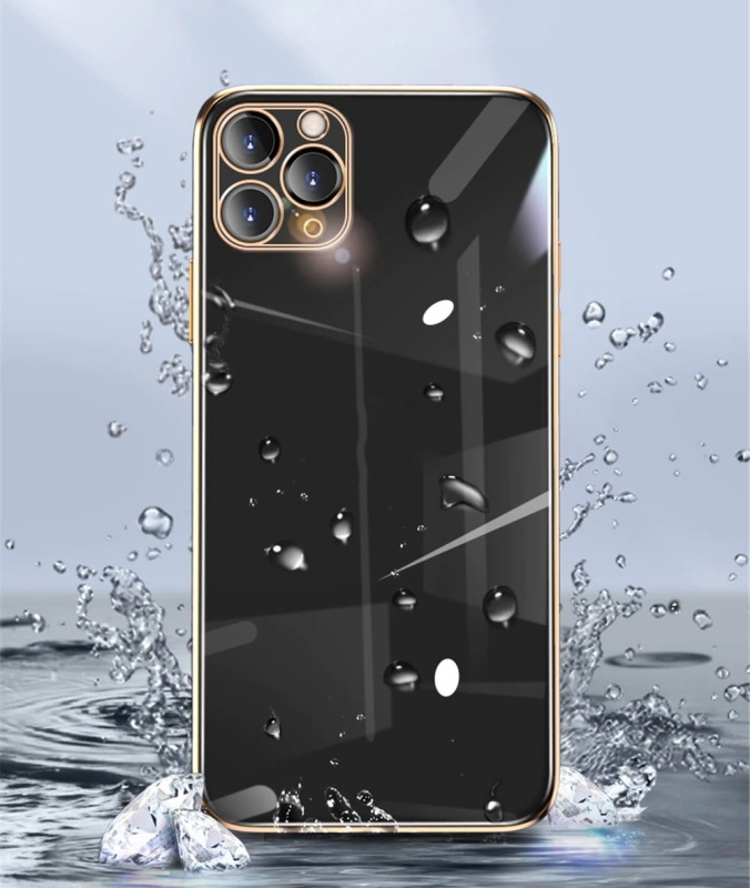 Etui XINLI Gold do Apple iPhone 11 - Czarny