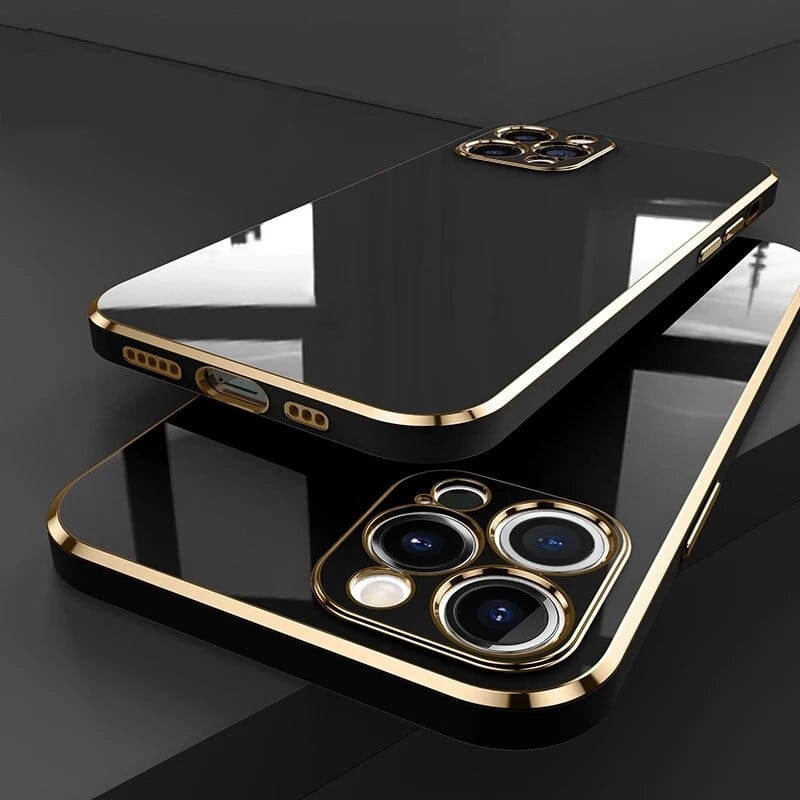 Etui XINLI Gold do Apple iPhone 11 - Czarny