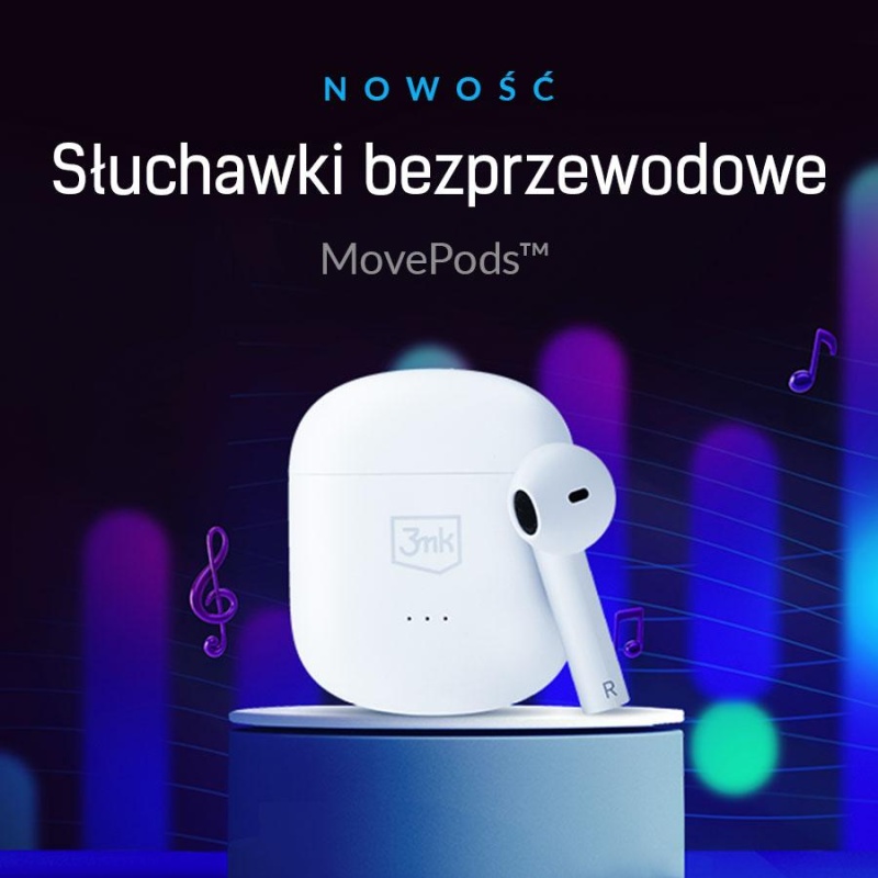 3mk MovePods - Słuchawki bezprzewodowe BT 5.3